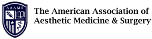 Logo of the American Academy of Anti-Aging Medicine, featuring a shield with a staff and two snakes, a globe, and the acronym 'A4M'.